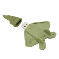 64 GB Flash pogon Zelena crtana borba lutka USB Flash Drive Prijenosni memorijski tipku za prenos