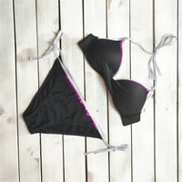 Bikini setovi za žene Soild Print Split setovi plus veličine kupaći kupaći kostim bikini
