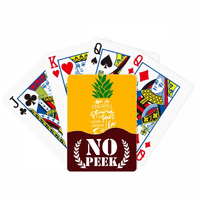 Pinefruit stol visok je sladak žuti citat Peek poker igračka karta privatna igra