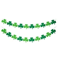 Leaf Garland Banner St Patrick ?? S Day Decorations Irska zelena viseća zastava Strana isporuka