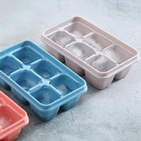 Rešetka za led za led mini ledeni kocke kalup mekani čokoladni kalup sa poklopcem DIY Bakeware, tamno