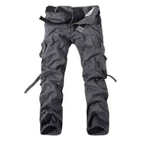 CLLIOS teretni hlače za muškarce plus veličina Multi džepovi Hlače Radne taktičke pantalone Klasične