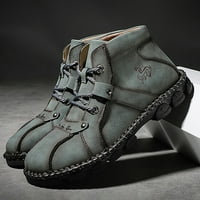 Muška cipela za čišćenje visoke top čipke casual platforme planinarske cipele Udobne cipele Debela potplata