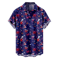 Muški povremene havajske košulje, tropske cvjetne majice