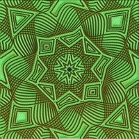 Ahgly Company u zatvorenom kvadratu uzorak nebula zeleni prostirke, 7 'kvadrat