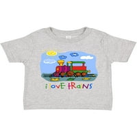 Inktastic I Love vozovi Poklon mališani majica majica ili majica mališana