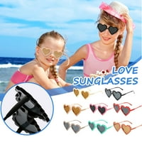 Sunčane naočale u obliku ljubavi u obliku srca modne naočale retro naočale sjene modne H5U7