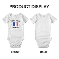 Ne vičem, ja sam francuska dječja dječja odjeća za novorođene odjeće