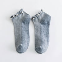 Žene Jesen i zimski podudaranje biserne zadebljane tople središnje čarape za žene debele čarape Čarape