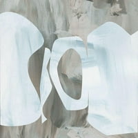 Wang, Melissa Crni moderni uokvireni muzej umjetnički print pod nazivom - Špiljska formacija I