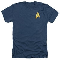 Star Trek Discovery - Komandna značka - Heather kratka majica s kratkim rukavima - srednja
