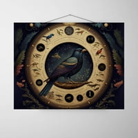 Astro aviar - Astrologija Ptica platnena zidna umjetnost