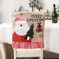 Ruibeauty Božićna stolica za prekrivanje banket Party Seat Cover Slipcover Dekoracija doma