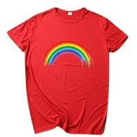 Žene Pride Rainbow Flag The Tun Tunic Pulover Majica s kratkim rukavima