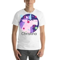 Nedefinirani pokloni S Personalizirana zabava Unicorn Christina Short rukava pamučna majica