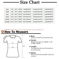Grafičke mase za žene Žene Ležerne prilike bez rukava bez rukava V-izrez Čvrsta labava majica Bluza