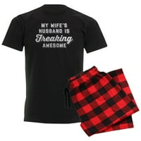 Cafepress - Super supruga supruga - muške tamne pidžame