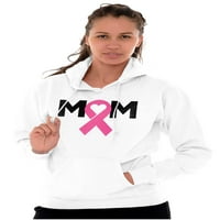 Svjesnost s rakom dojke Mama Fighter Hoodie dukserice Žene Brisco Marke X