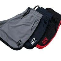 Muškarci Čvrsta boja elastična struka sa džepom plaže Swimpering Shorts Fitness Sportski trčanje Brze