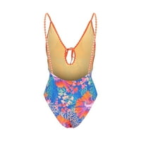 Puawkoer ženski apemski kupaći kostim novi kupaći kostim etnički cvjetni bikini zakupni ženski kupaći