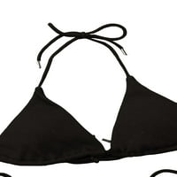 Eyicmarn Women Ljeto bikini odijelo, pogubljeni podstavljeni grudnjak + bočna veza sa niskim strukom