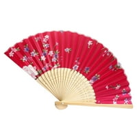Wozhidaoke Vintage bambuso preklopni ručni cvjetni ventilator kineski plesni zabavni džepni pokloni