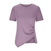 GAECUW prevelike majice za žene plus veličina vrhovi bluze s kratkim rukavima The Regularne fit pulover