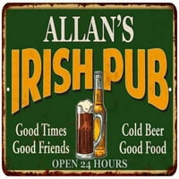 Irski pab pivski metalni znak Bar Decor 208120013253
