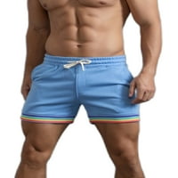 Niveer Men Direktor Sportskih kratkih kratkih hlača za fitness Teretne hlače Kontrastne boje Atletski