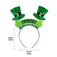 Klip za kosu Sveti Patrick Irski festivalski dodaci Hat Green Hair Band Pribor