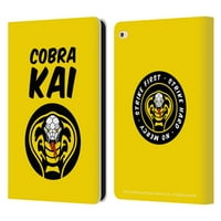 Dizajni za glavu Službeno licencirano Cobra Kai Komponzirao umjetni logotip Kožna knjiga kofer Case