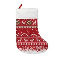 Vodetik Store Božićne čarape Poklon torba Privjesak Privjesak Snažni ukrasi za snjegovića