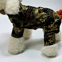 Jiaroswwei majica za kućne ljubimce šaranski uzorak Cosplay prozračni psi psi mačke tang odijelo kostim