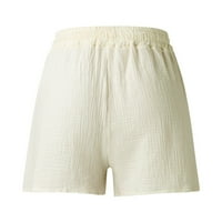 Hlače za žene Ljeto crteži Ležerne hlače Comfy Elastic Struk plaže