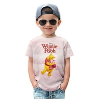 Winnie The Pooh majica Winnie Pooh grafički tisak kratkih rukava mladeći tees vrhovi, roditelj-dijete