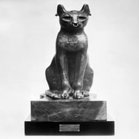 Egipat: Boginja Bastet. Nthe gayer-anderson mačka, koja predstavlja egipatsku boginju Bastet. Bronca,