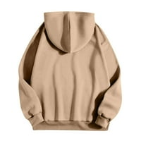 Vedolay Plus veličine dukseva za žene za žene prevelike duksere Basic pulover s kapuljačom s čvrstog