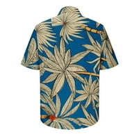 Muška dnevna majica Ležerne prilike Havajski print sa džepovima sa džepovima Kardigan na vrhu kratkih
