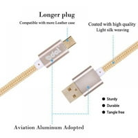 Micro USB Tip C Mobilni telefon za punjenje kablovi Univerzalni najlonski podatkovni kabel za iPhone