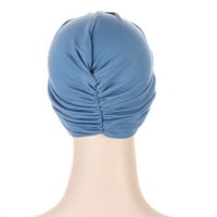 Dadaria Head Turbans za žene Solid Ruckele Chemo Hat Head Head Head Walps Turbans Beanie Cap HeadWraps