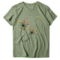 Pimfylm majice za vježbanje za žene za žene labave fit gornje košulje za vježbanje za žene svijetlozelene