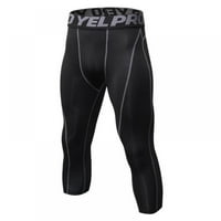 Xmarks muške ljetne kompresijske hlače, hladne suho duge bazne gamaše, sportske fitness tajice