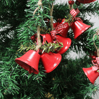 Božićna zvona, Drvo viseći metalni zvoni za božić za božićnu dekoraciju Metalna zvona Pakasept