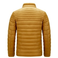 Paptzroi muške jakne i zimske kapute jakna za slobodno vrijeme plus veličina svjetlo Zip džep pamuk