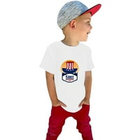 Američka zastava Tes Tes Toddler Kids majica posada kratkih rukava kratkih rukava kratka majica Dan
