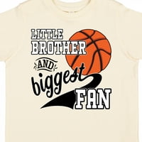 Inktastični mali brat i najveći fan - košarkaški igrač poklon majica dječaka mališana