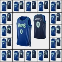 NBA_ Jersey Minnesota Timberwolves''men d'Angelo Russell Anthony Edwards Karl-Anthony Towns McKinley