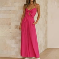 Žene Konducisti Ležerni stil Čipka UP suspender Nepravilni luk izdubio kombinezone ružičaste L
