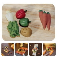 Mini reznu ploču Kuća za lutku minijaturna model ploče za sjeckanje povrća