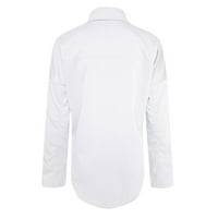Košulje za žene Modni labavi traper džep dugih rukava Ležerna majica Jednobojna košulja